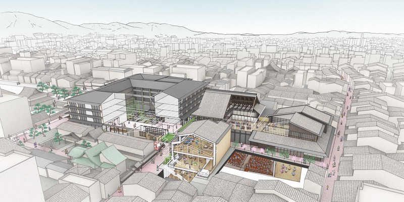 京都花街・宮川町の歌舞練場、1世紀ぶり建て替えへ 老朽化で周辺と一体 