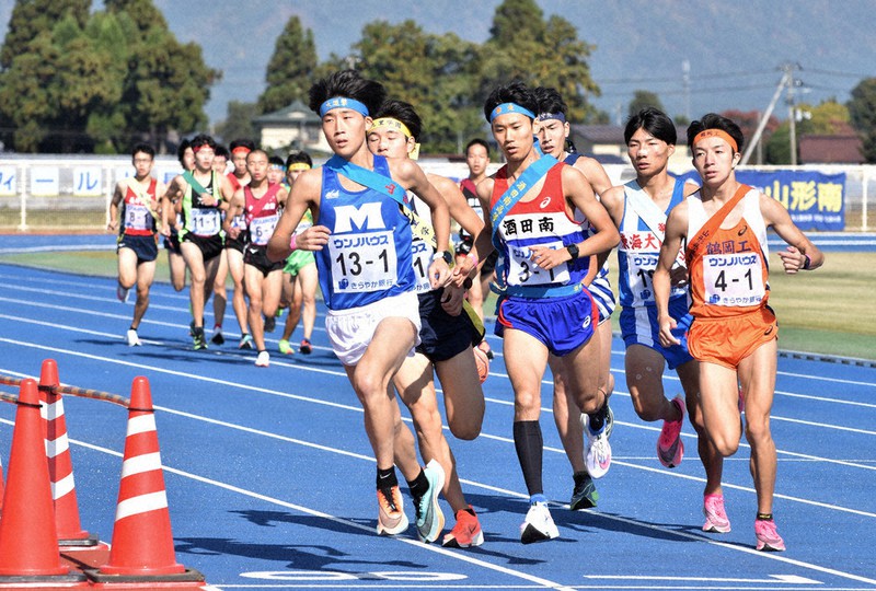 全国高校駅伝 県予選 都大路へ熱戦展開 男子 東海大山形４連覇 女子 山形城北３連覇 山形 毎日新聞