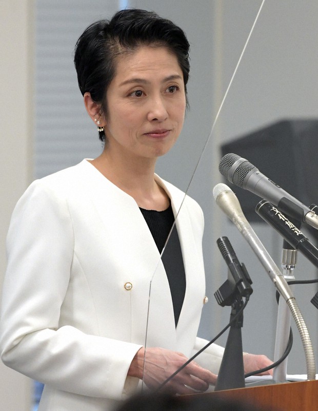 立憲民主党の蓮舫代表代行=竹内幹撮影