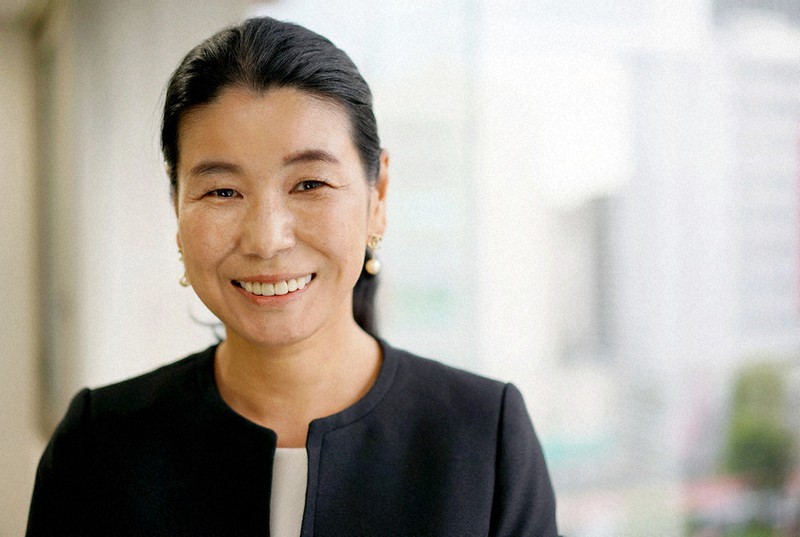 雑誌「ハルメク」編集長の山岡朝子さん=東京都千代田区で2020年10月6日、藤井太郎撮影