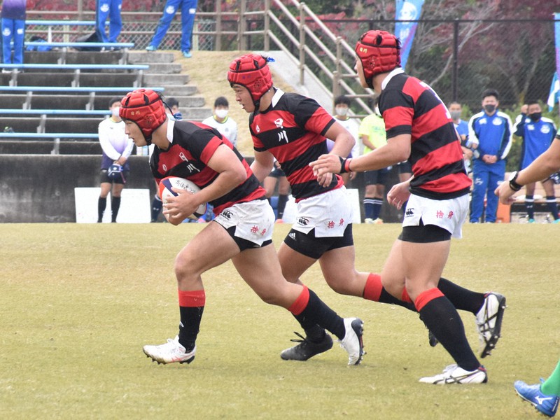【2020高校ラグビー・山梨決勝】日川31―26東海大甲府 [写真特集3/6] 毎日新聞
