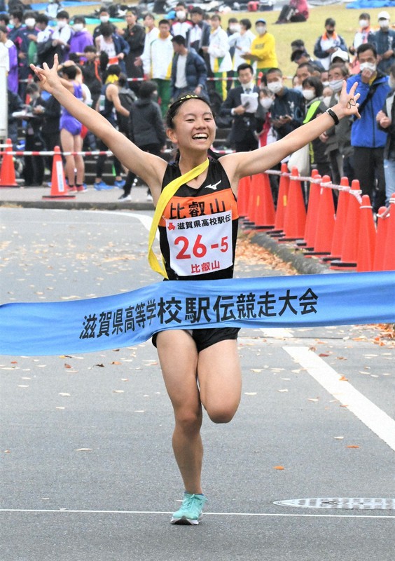 女子は比叡山が8年連続v 男子は3年連続で滋賀学園 高校駅伝滋賀予選 毎日新聞
