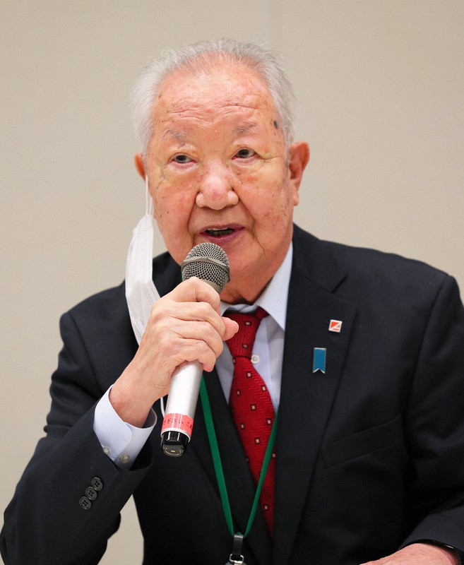 飯塚繁雄さん=長谷川直亮撮影