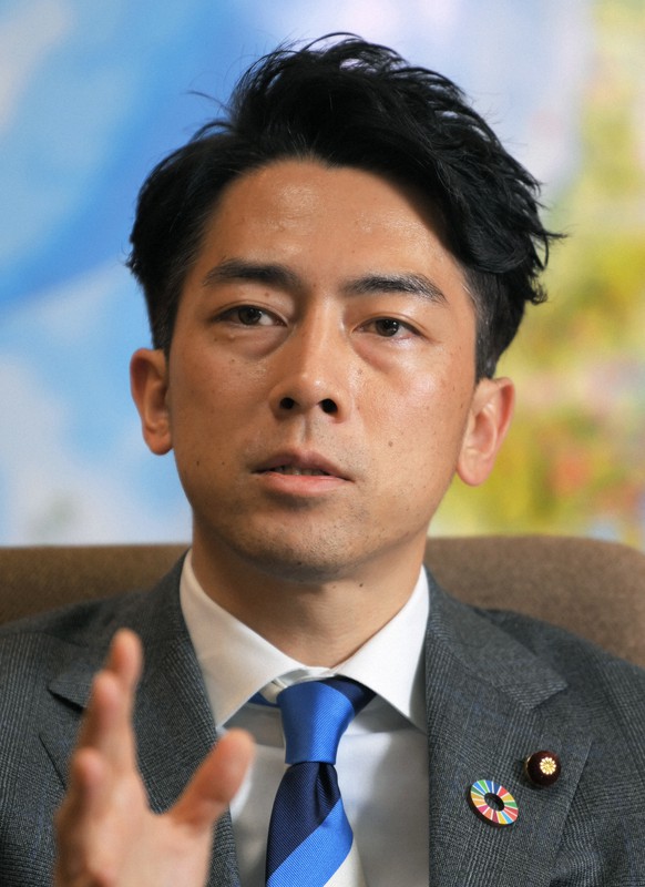 小泉進次郎環境相=環境省で2020年11月11日午後4時55分、手塚耕一郎撮影