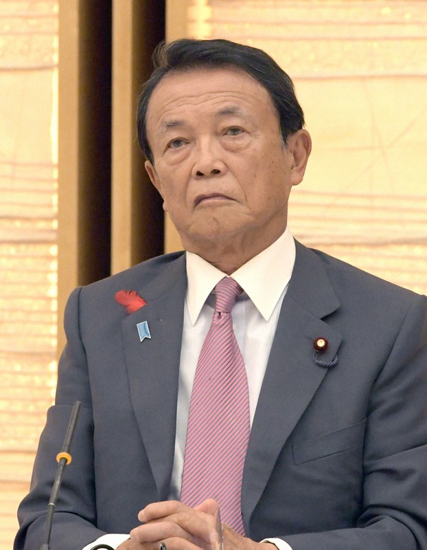 麻生太郎副総理兼財務相=竹内幹撮影