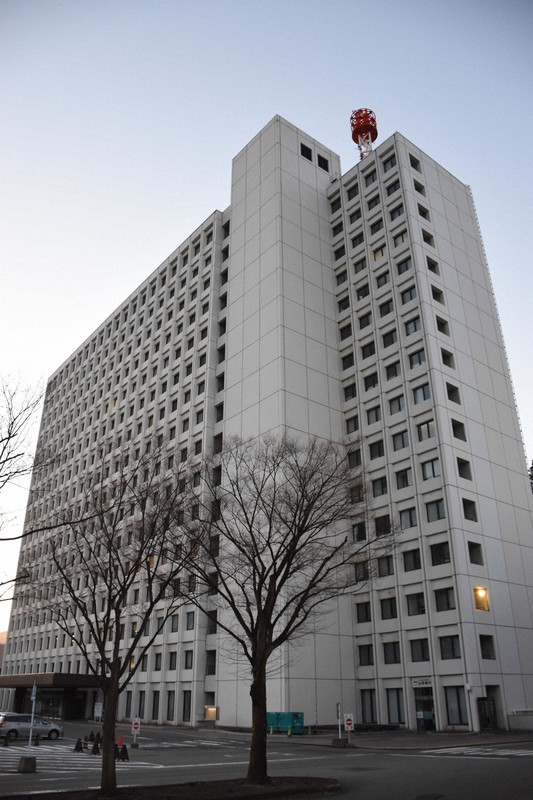 山形県庁=山形市で2019年2月24日、的野暁撮影