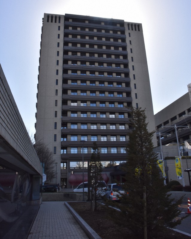 宇都宮市役所=宇都宮市で、萩原桂菜撮影