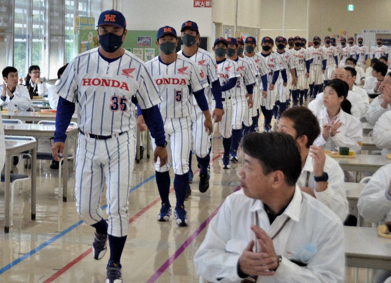 第９１回都市対抗野球 ホンダ熊本 壮行会 投打ともパワーアップ 熊本 毎日新聞