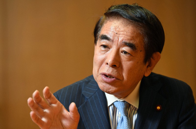 下村博文・自民党政調会長=東京都千代田区で2020年11月6日、宮本明登撮影