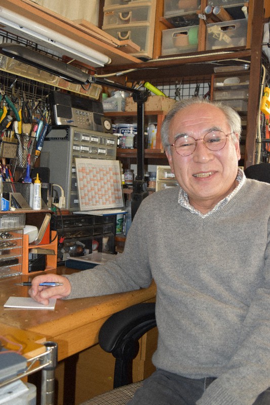 小林秀一さん=福島県いわき市郷ケ丘2の自宅で2020年11月17日、柿沼秀行撮影