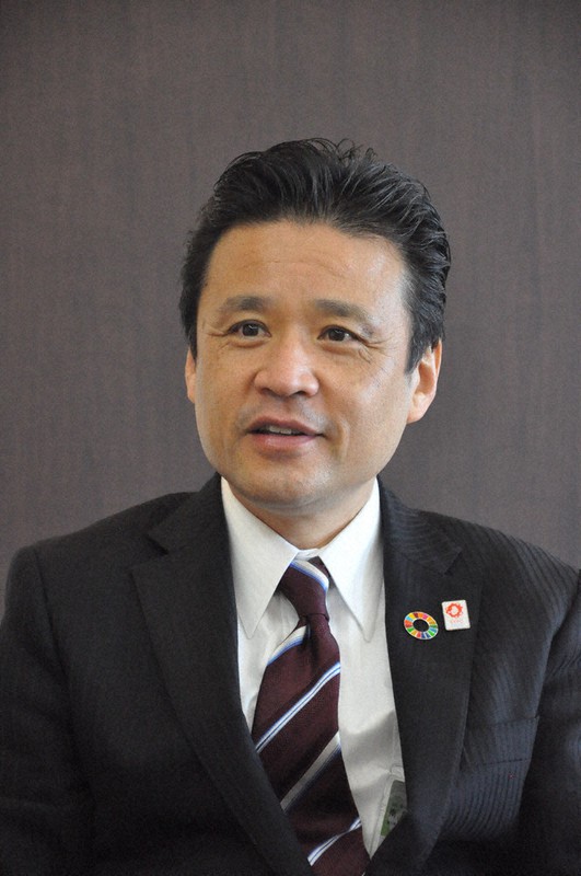 りそなホールディングスの南昌宏社長=東京都江東区で2020年11月30日午前9時33分、三上剛輝撮影
