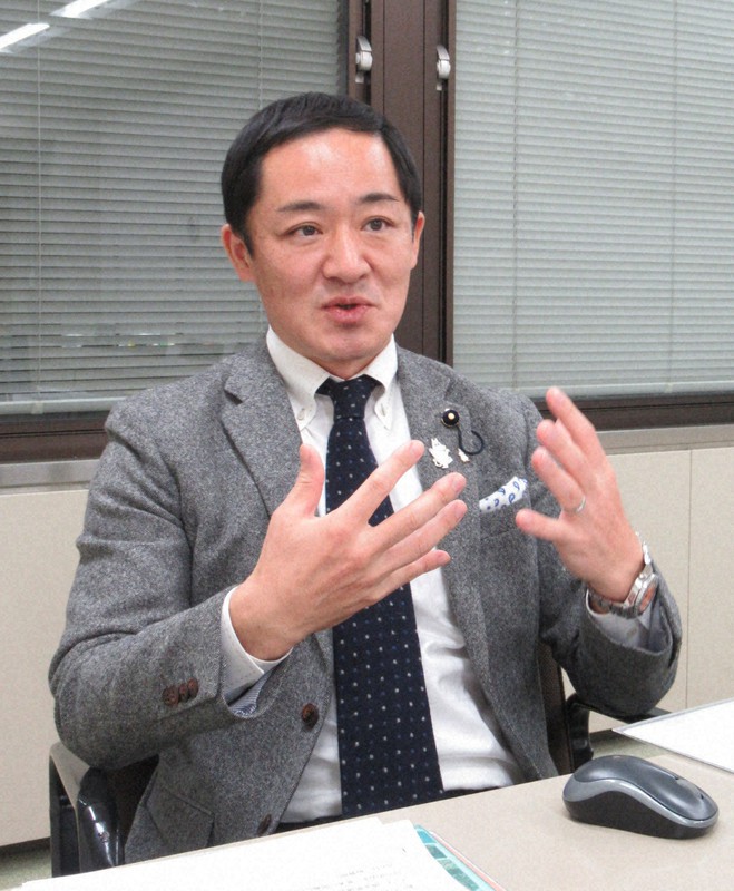 吉良英敏県議＝さいたま市浦和区の埼玉県議会議事堂で2020年11月17日午後4時59分、鷲頭彰子撮影