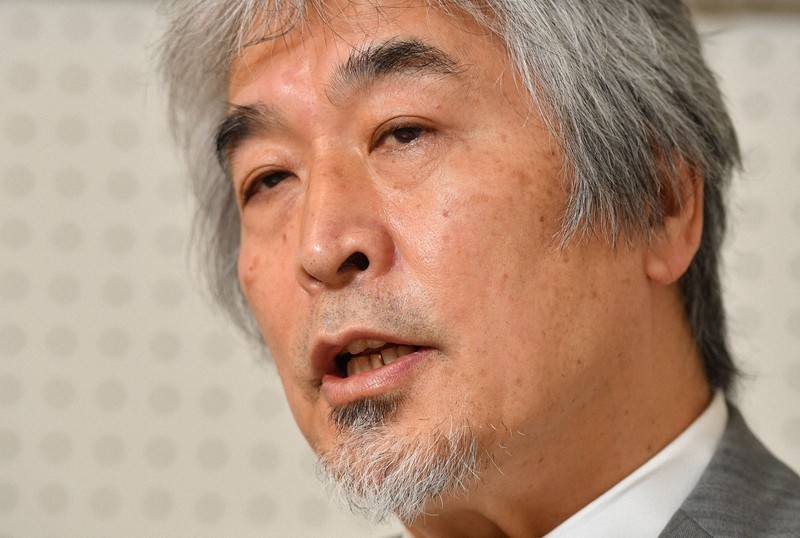山極寿一・京都大前学長=大阪府吹田市で2020年11月14日、木葉健二撮影