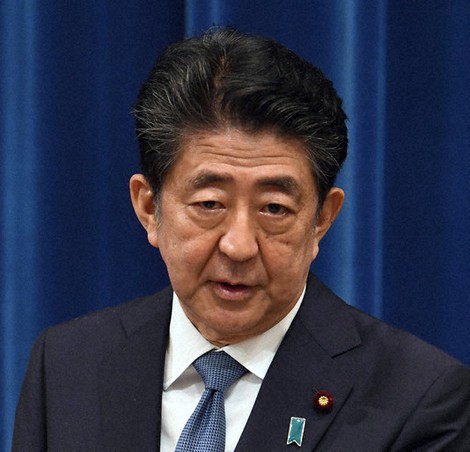安倍晋三前首相=竹内幹撮影