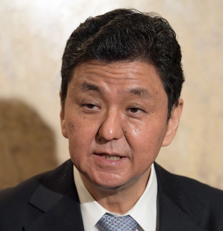岸信夫防衛相=竹内幹撮影