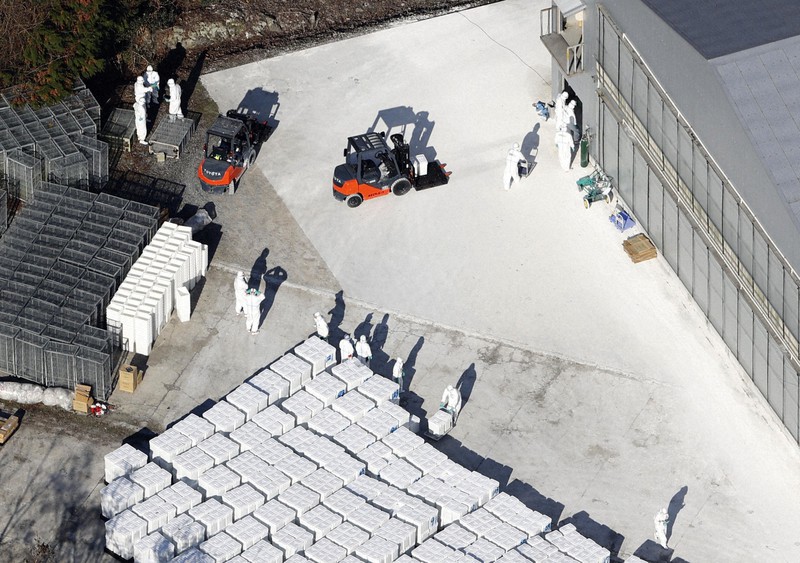 岡山 美作で鳥インフル確認 H5型 国内最大規模64万羽を殺処分 毎日新聞