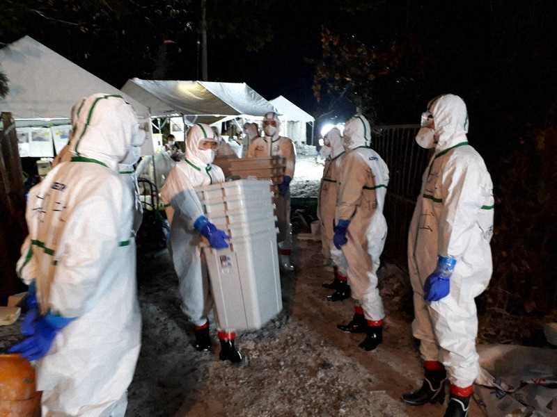 滋賀 東近江の鳥インフルは H5亜型 約1万1000羽の殺処分始まる 毎日新聞