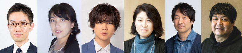 直木賞候補の(左から)坂上泉さん、芦沢央さん、加藤シゲアキさんⒸ新潮社、西條奈加さんⒸ冨永智子、伊与原新さんⒸ新潮社、長浦京さん
