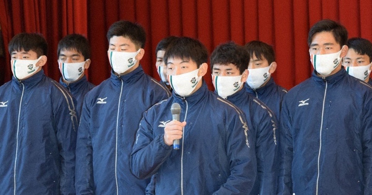 全国高校ラグビー：高鍋高で壮行会 4大会ぶり花園1勝へ気勢 ／宮崎 毎日新聞