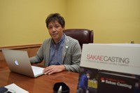栄鋳造所の鈴木隆史社長＝清水憲司撮影