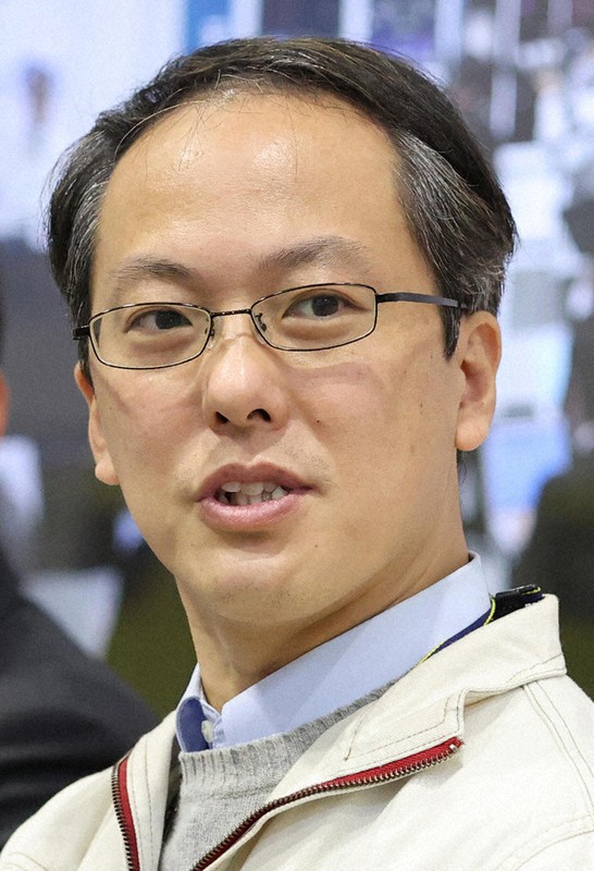 宇宙航空研究開発機構(JAXA)はやぶさ2プロジェクトマネジャーの津田雄一氏=幾島健太郎撮影