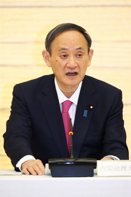 菅義偉首相=首相官邸で2020年12月25日、吉田航太撮影