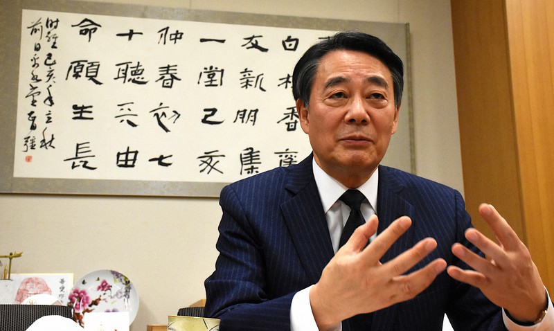 海江田万里氏=須藤孝撮影