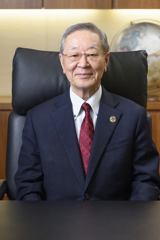 経団連の中西宏明会長=経団連提供