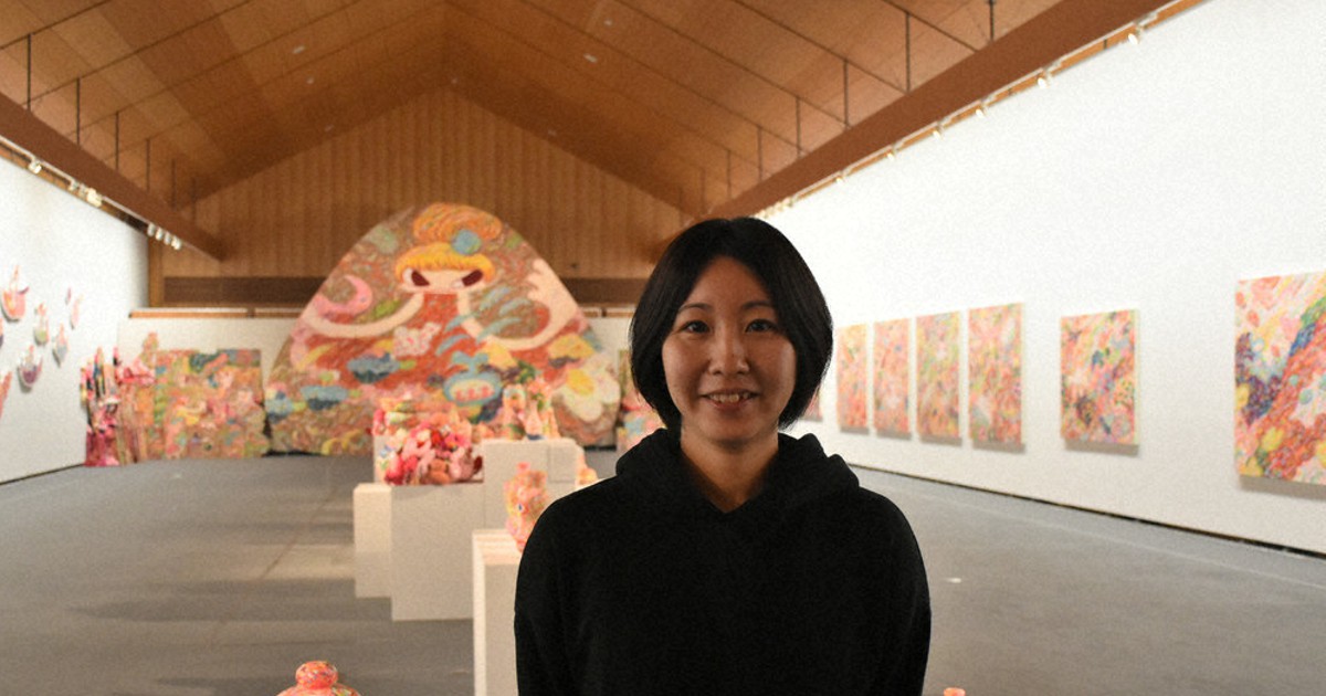 【現在入手困難/サイン無し】ロッカクアヤコ  千葉県立美術館　ポスター限定千部 ロッカクアヤコ 1000枚限定 千葉県立美術館ポスターサイン無し