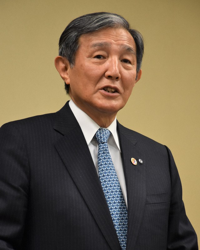 首都圏への往来を控えるよう呼びかける仁坂吉伸知事=和歌山県庁で2021年1月6日午前11時2分、木原真希撮影