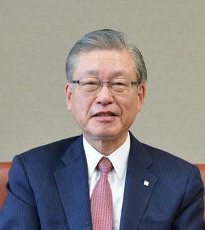 東京ガスの内田高史社長=東京都港区の本社で2020年12月9日