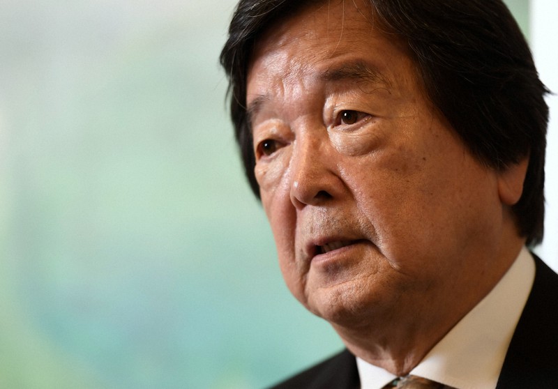 田中均氏=藤井達也撮影