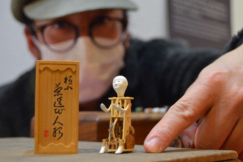 からくり人形や縁起物展示 アクロス福岡で新春企画展開幕 ／福岡
