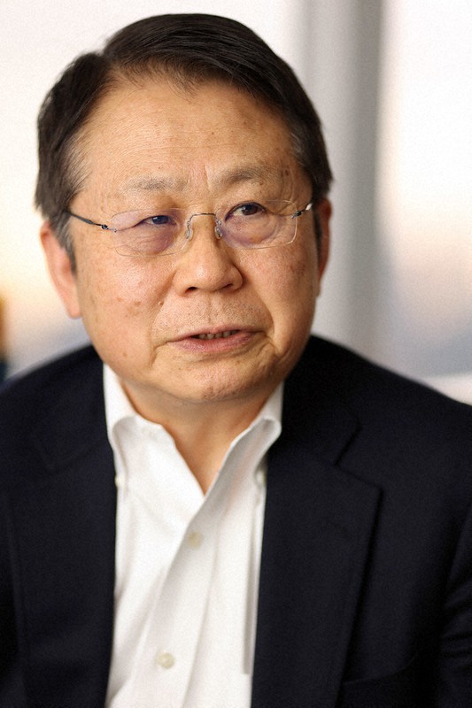 水野和夫さん=東京都千代田区で2020年12月14日、小川昌宏撮影