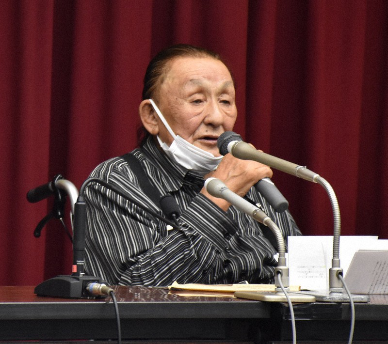 原告の小島喜久夫さん=札幌市中央区で2020年9月、土谷純一撮影