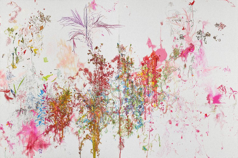「Season-Letter」2019年、油彩・カンバス、260センチ×388・5センチ©Xu Ning