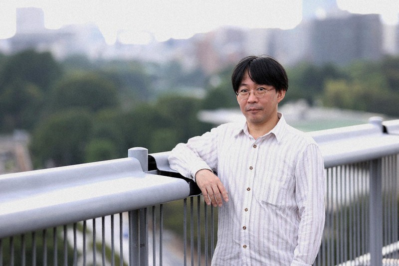 荻原魚雷さん=東京都千代田区で2020年9月17日、宮武祐希撮影