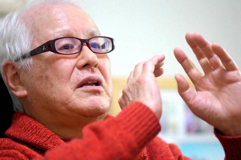 作家の帚木蓬生さん=津村豊和撮影