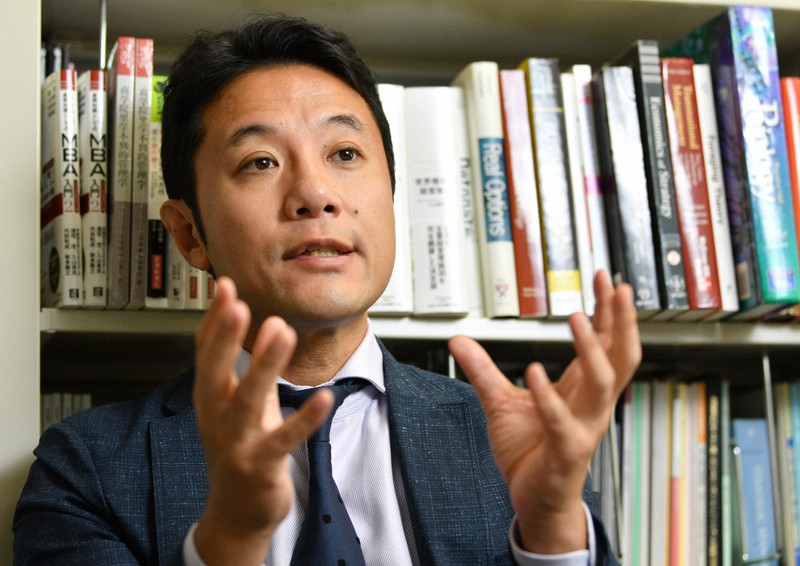 入山章栄・早大大学院教授=西夏生撮影