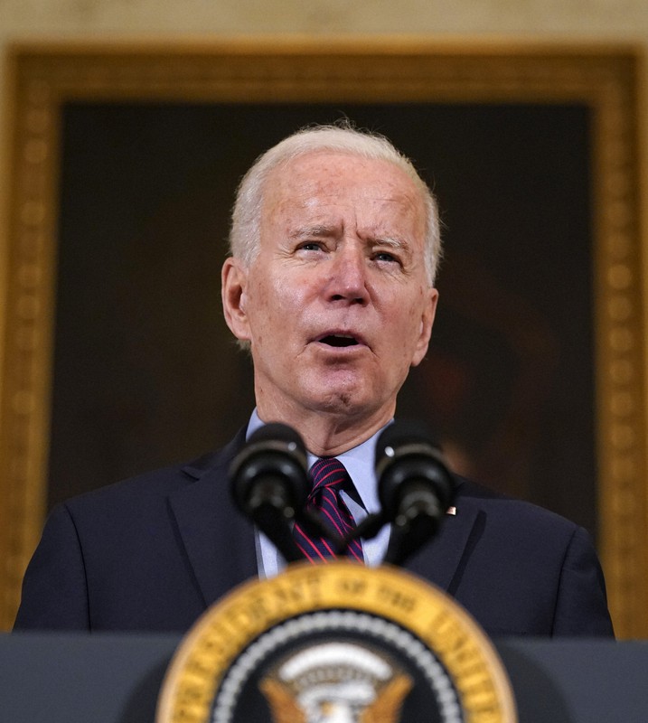 バイデン米大統領=2月5日、AP