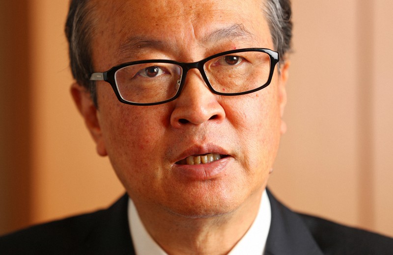 船田元氏=小川昌宏撮影