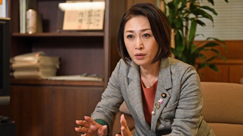 三原じゅん子氏=宮本明登撮影