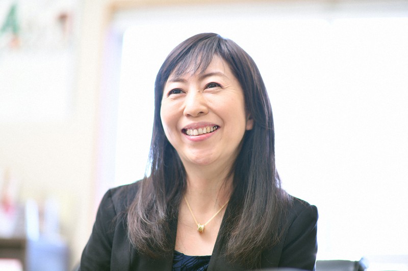 ダイヤ精機の諏訪貴子さん=東京都大田区で、宮間俊樹撮影