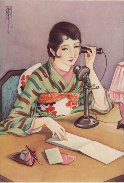 大正乙女心の伴奏者 美麗な「華宵便箋」の世界 東温「ロマン館」で企画 