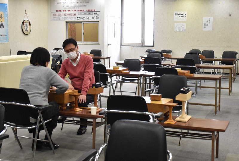 3月7日閉鎖する広島将棋センター=広島市中区で2021年2月19日午後2時40分、手呂内朱梨撮影