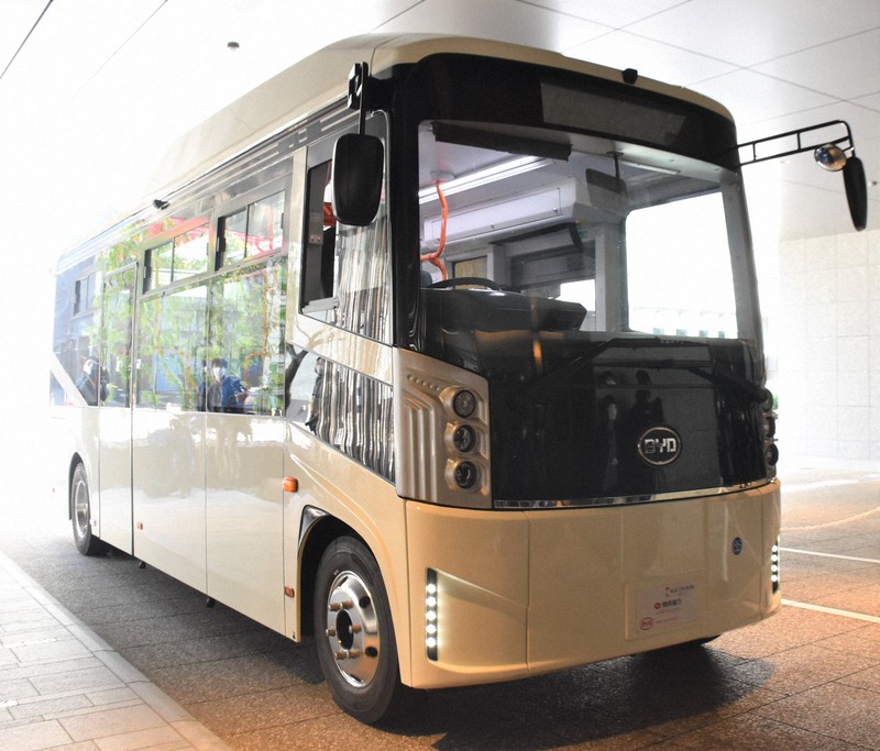 京阪バスが電気バス4台導入 京都で1路線全て置き換え実証実験 毎日新聞