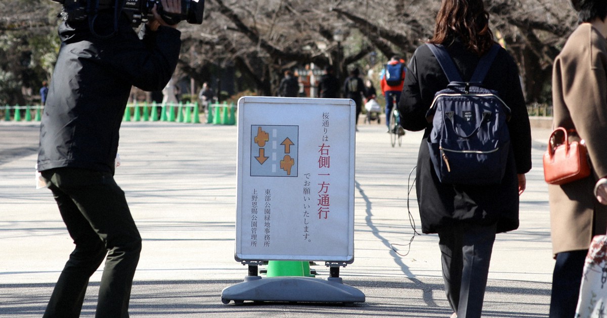 Tokyo Parks Set Up One Way Routes Amid Fears Of Virus Apathy The Mainichi