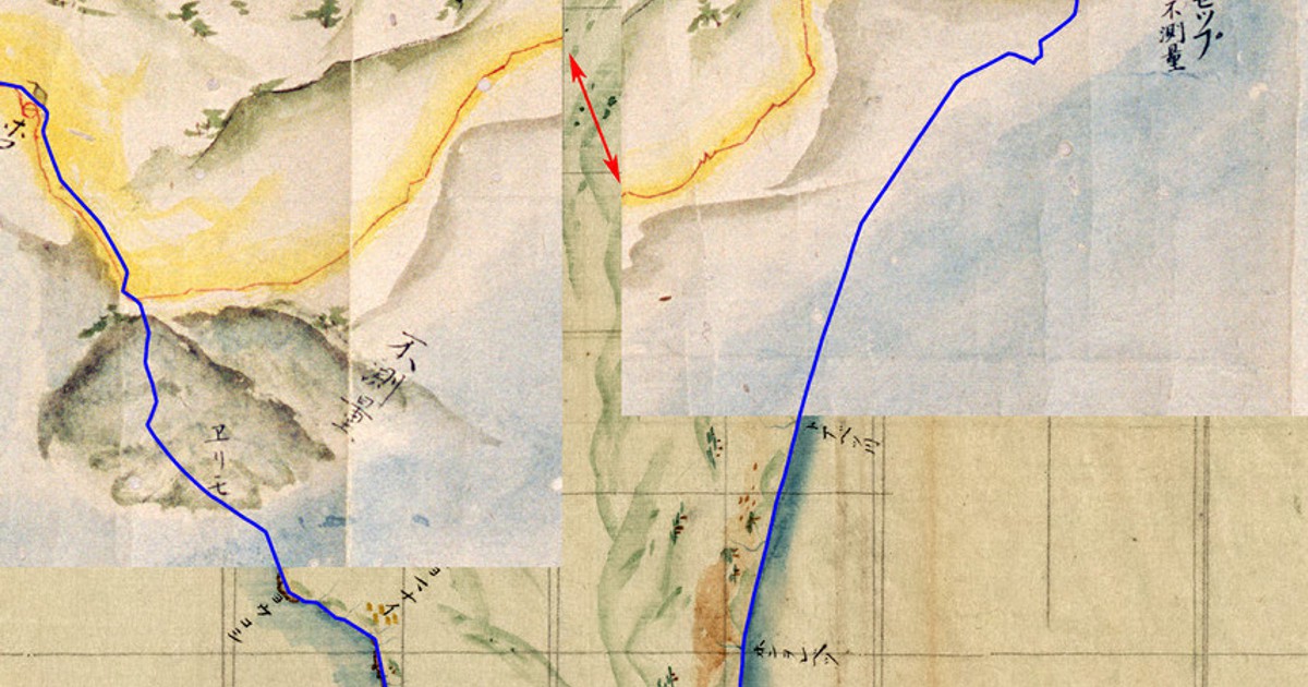 ◇『伊能忠敬 巻尺』江戸期◇検）大日本沿海輿地全図 徳川家斉 間宮