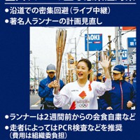聖火リレーの主な感染症対策