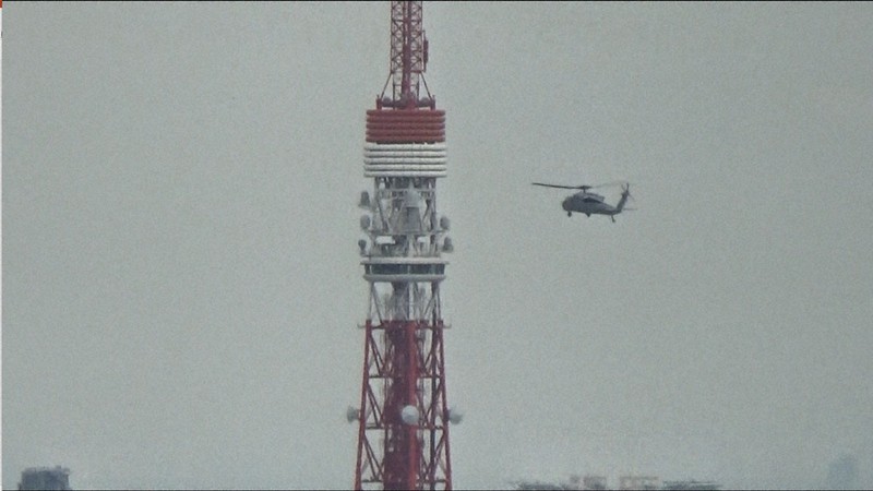 特権を問う：米海軍ヘリ「シーホーク」 渋谷駅、東京タワー周辺で低空